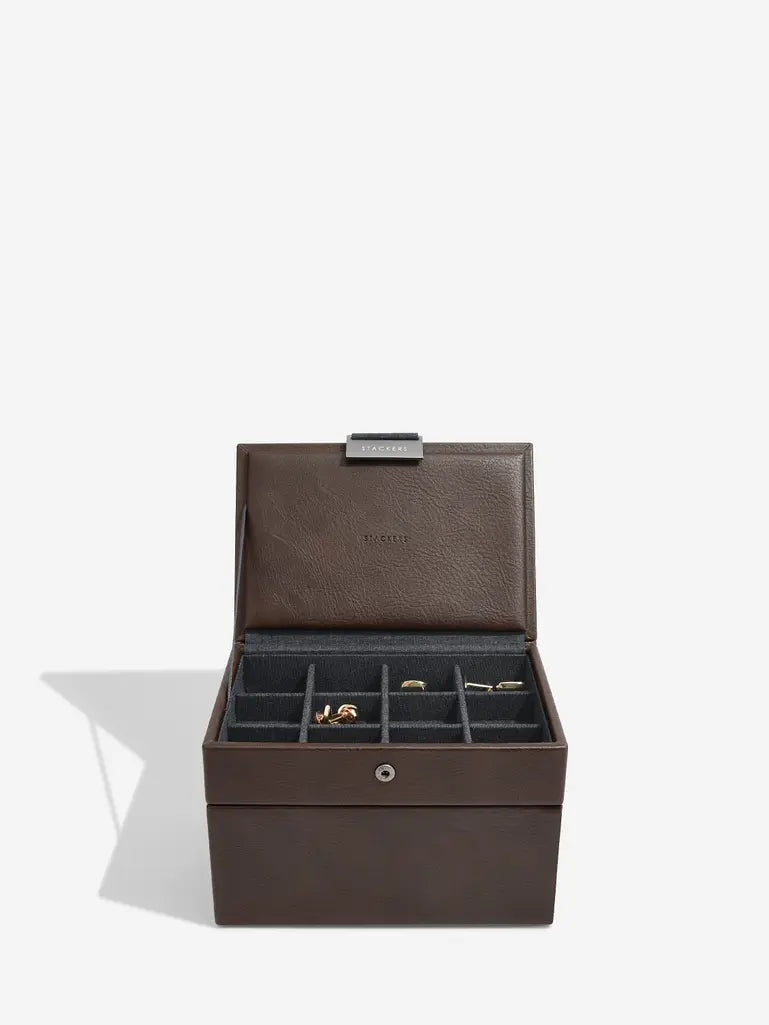 Stackers - Herra Skrín (2 hæðir) - Brúnt