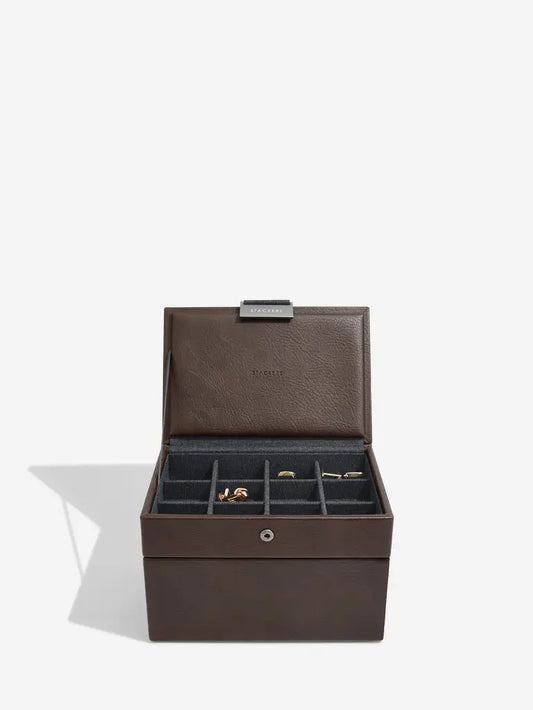 Stackers - Herra Skrín (2 hæðir) - Brúnt