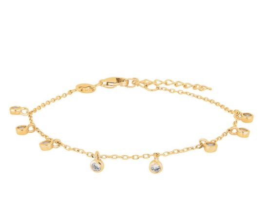 Noa- gullhúðað silfur armband