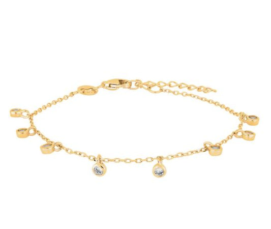 Noa- gullhúðað silfur armband