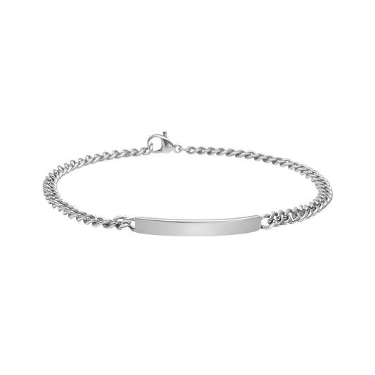 Son of Noa - Stál Armband með plötu 3,5mm