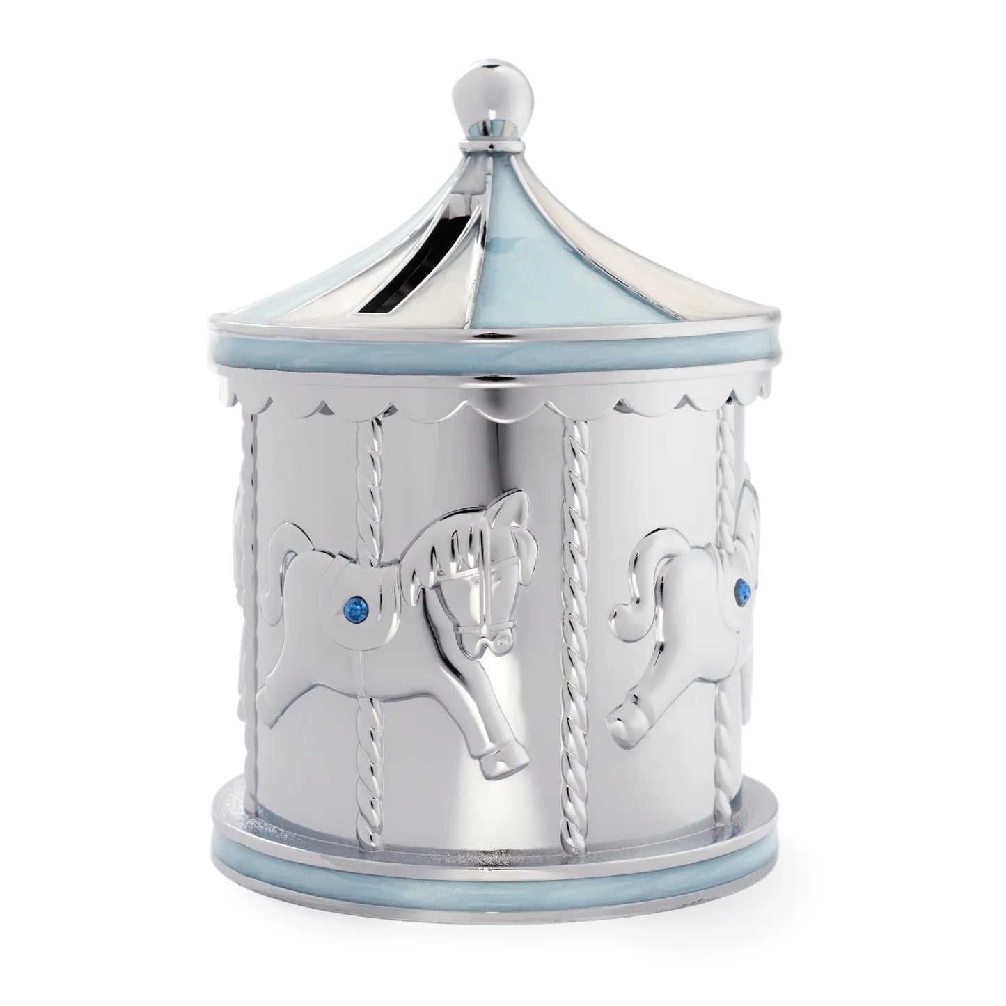 Sparibaukur - Hringekja blá