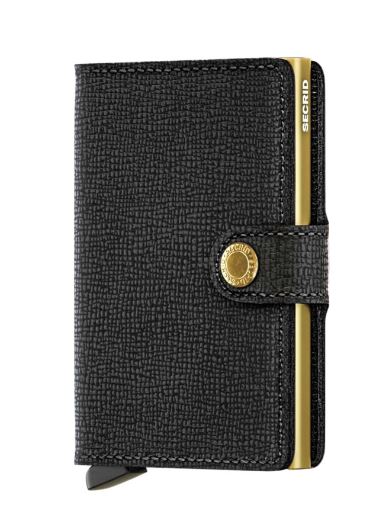 SECRID Miniwallet Crisple Black-Gold