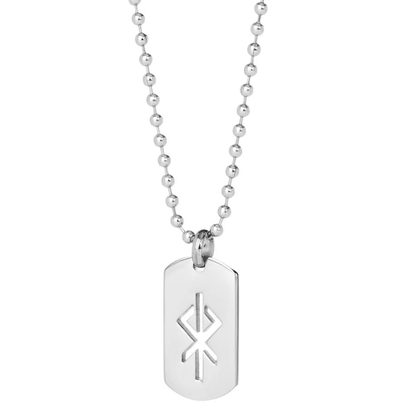 Alrún - Heart / Hjarta Dog-Tag hálsmen