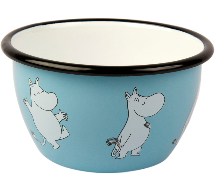 Muurla - Skál Retro Moomin Light Blue  - 6dl