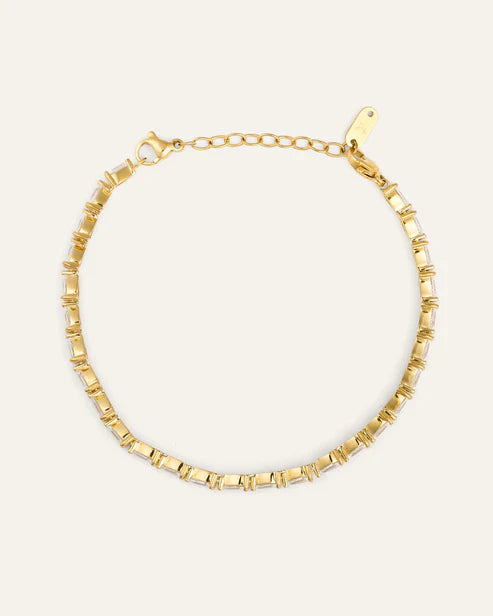 MOCKBERG - Zina gyllt stál armband