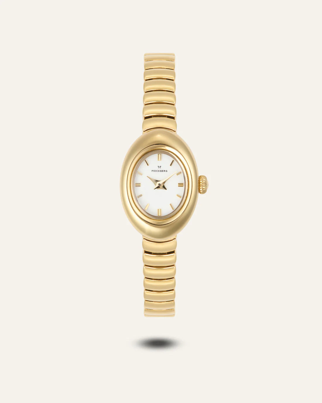 MOCKBERG - Belle Oval Petite Gyllt
