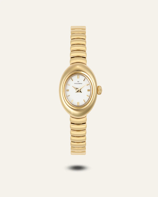 MOCKBERG - Belle Oval Petite Gyllt