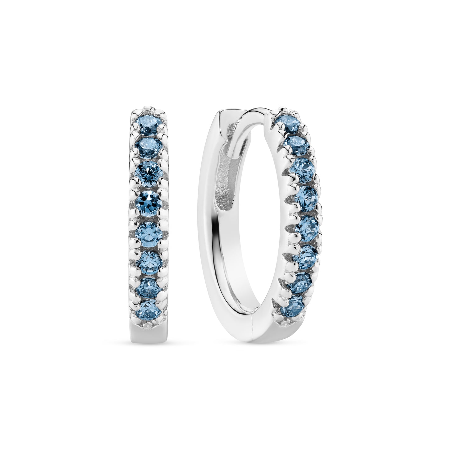 Sif Jakobs - Ellera Silfur Lokkar m. bláum steinum