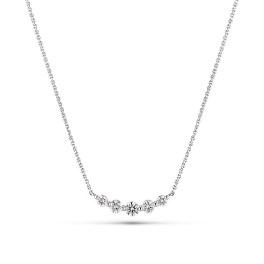 Sif Jakobs - Tiara Lab-grown diamond hvítagulls hálsmen