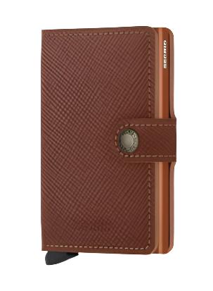 SECRID Miniwallet Saffiano Brown