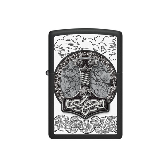 ZIPPO - Thor's Hammer Black Matte