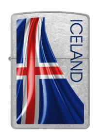 ZIPPO - Iceland Flag Street Chrome