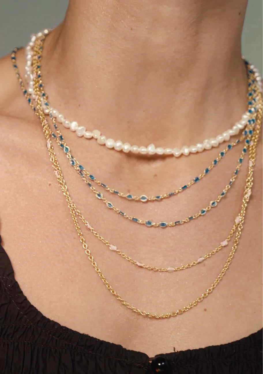 By L - Color Men með Grænbláu - Gyllt