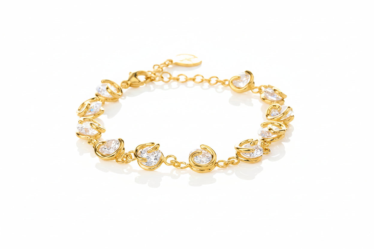 SIGN - Straumur - Armband m. steinum