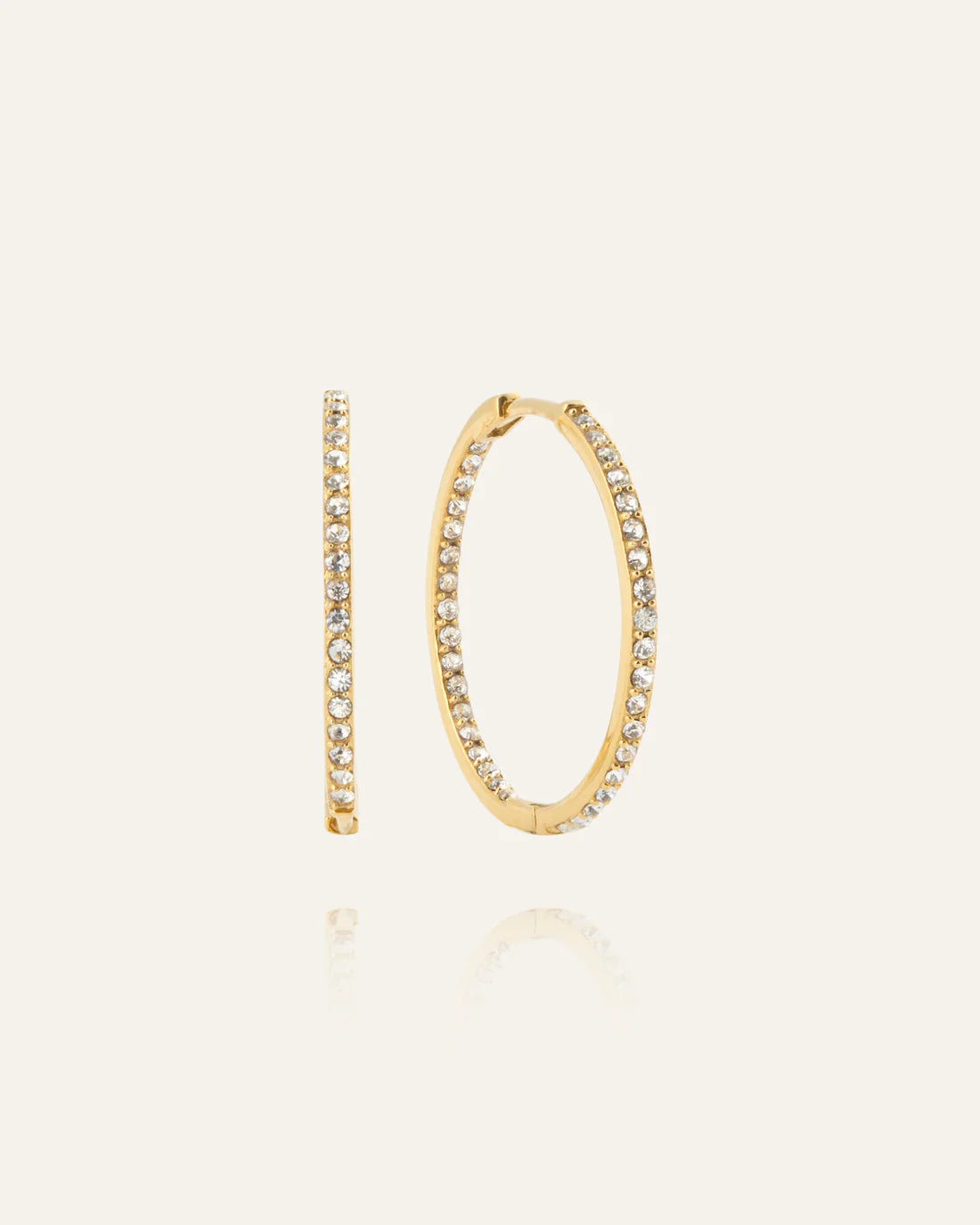MOCKBERG - Sparkle Hoop Lokkar - gylltir