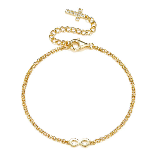 Vera Design- Infinity armband gyllt