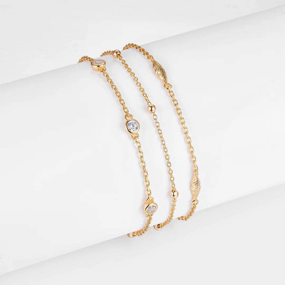 Vera design - Cape trinity armband gyllt