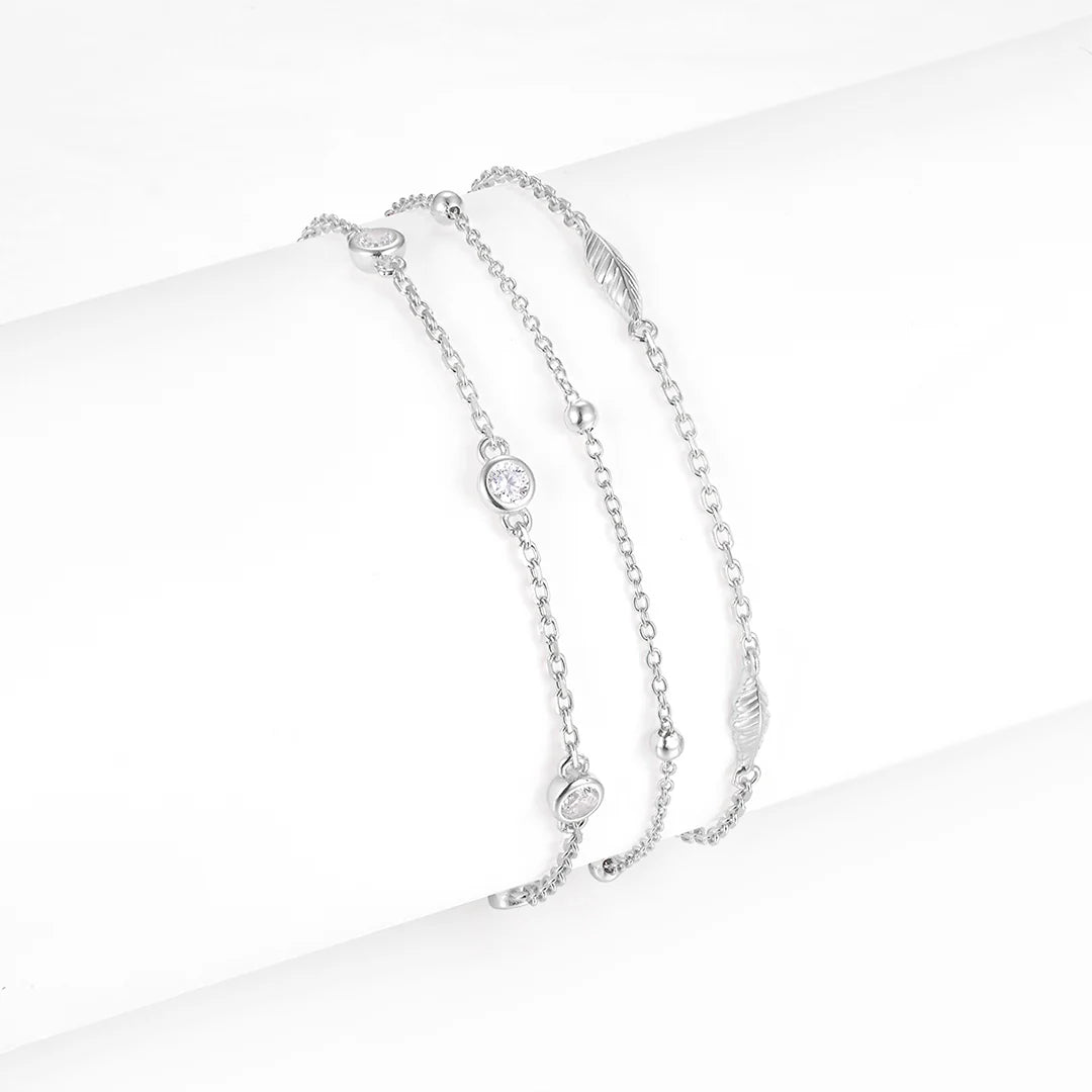 Vera design - Cape trinity armband silfur