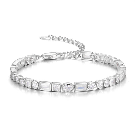 Vera Design - Hjartasteinn Armband Silfur