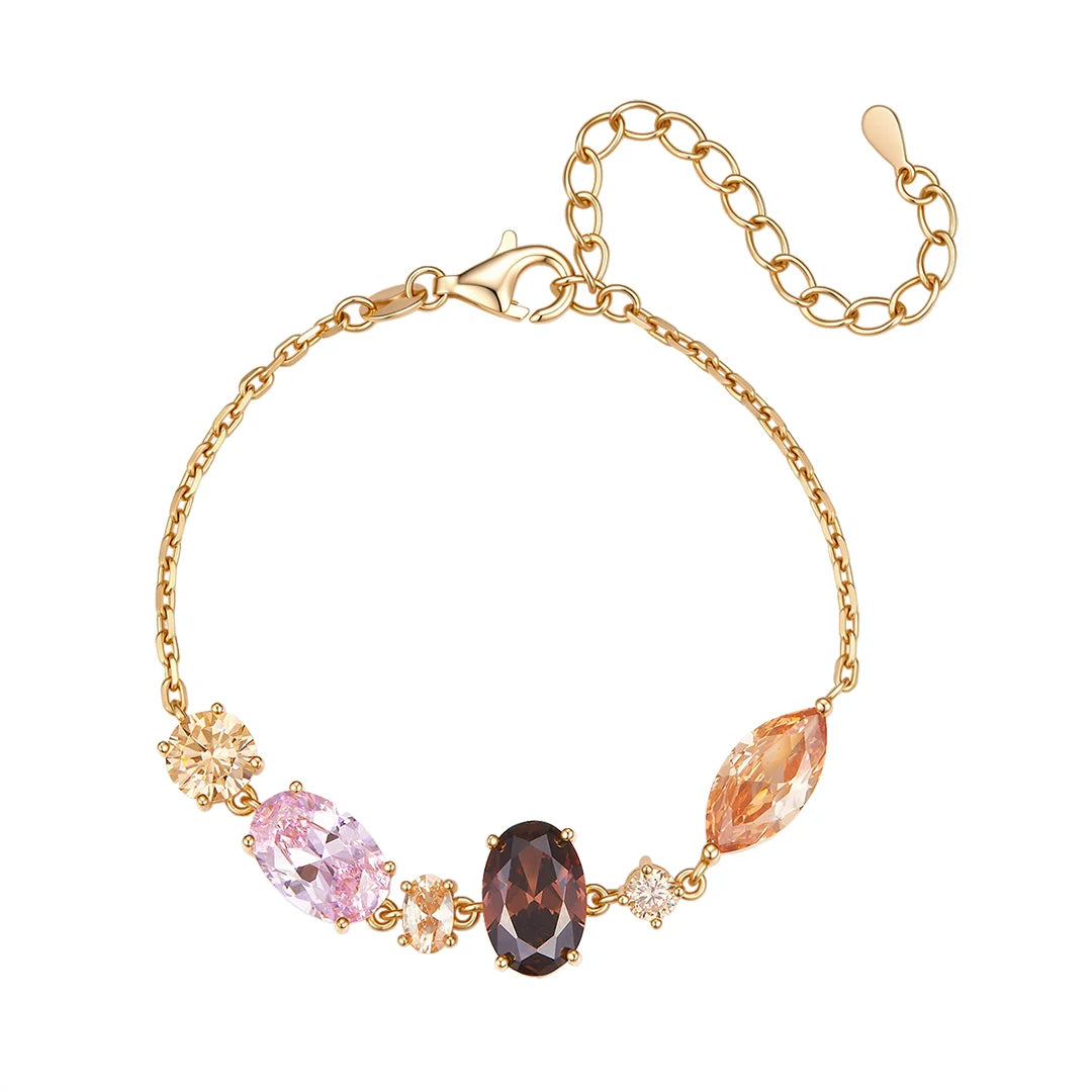 Vera design - Crystal drottning armband gyllt
