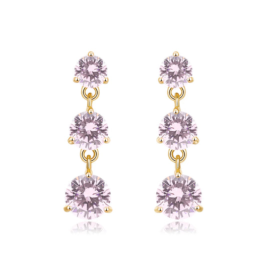 Vera Design - Stud Princess Eyrnalokkar Gylltir