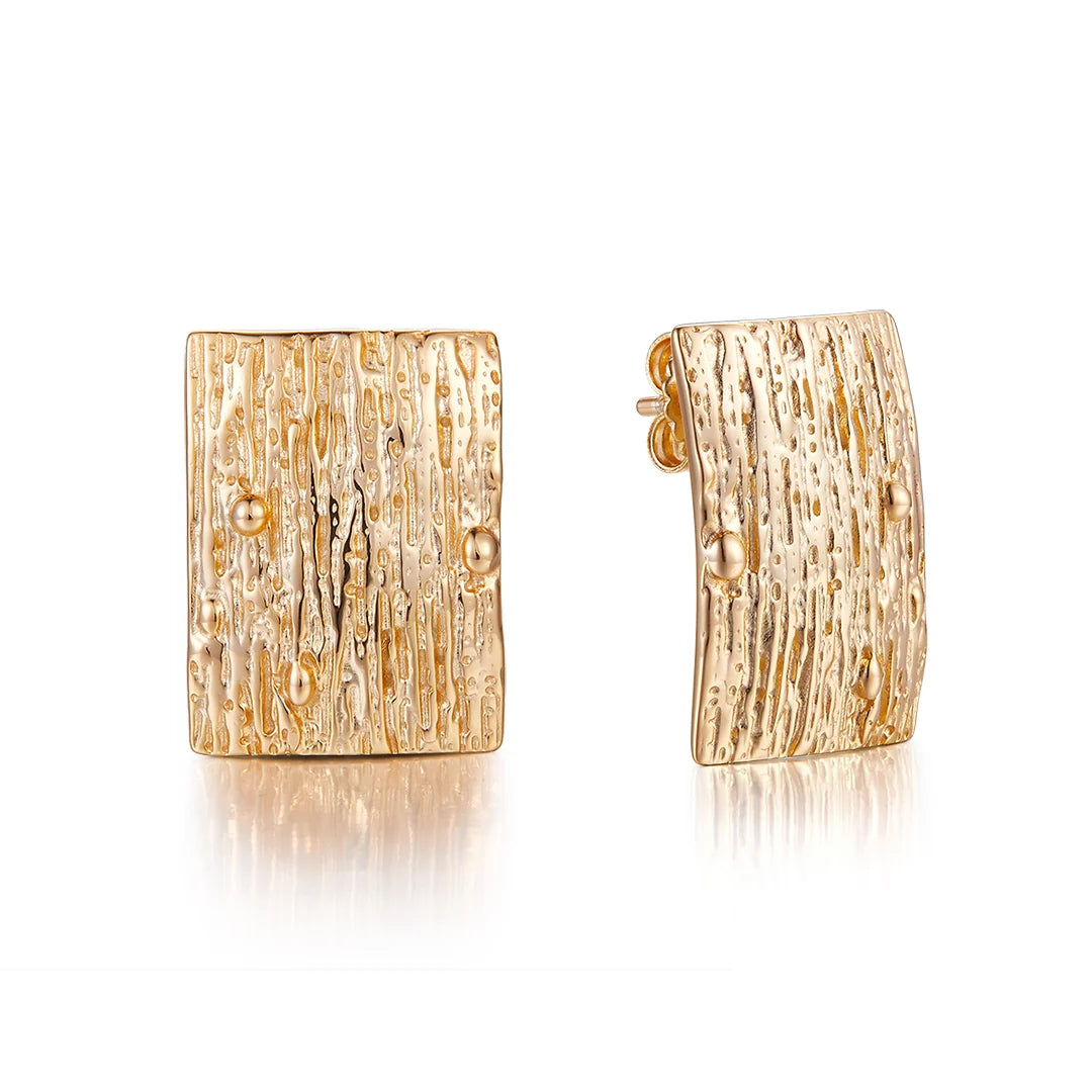 Vera Design - Stuðlaberg Grande Stud Eyrnalokkar Gylltir