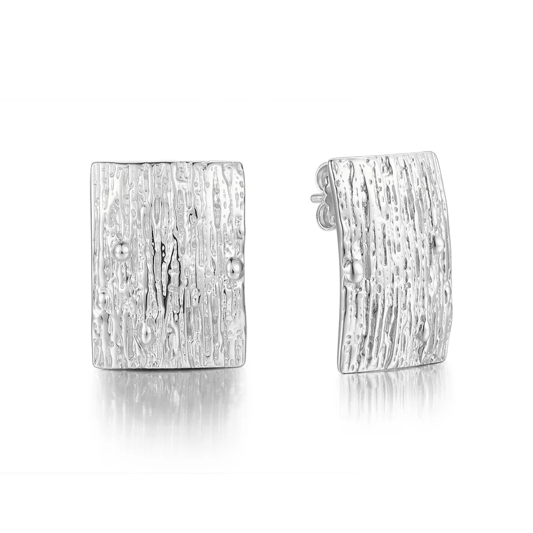 Vera Design - Stuðlaberg Grande Stud Eyrnalokkar Silfur