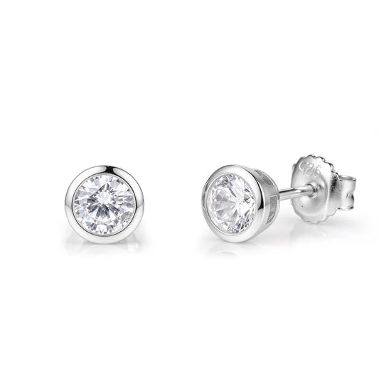 Vera Design - Princess Stud Eyrnalokkar Silfur