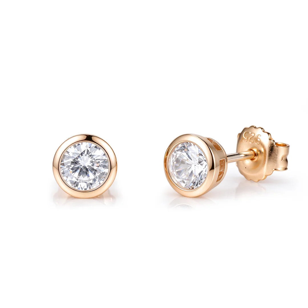 Vera Design - Princess Stud Eyrnalokkar Gylltir