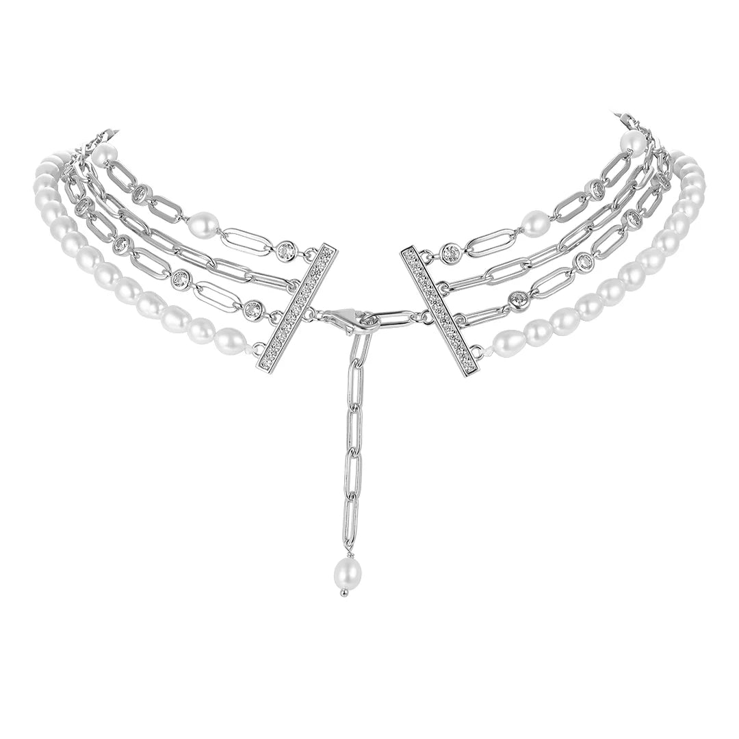 Vera Design - "Diamonds & Pearls" festi, rhodium