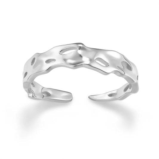 Vera Design - Hringur Fjöður Silfur