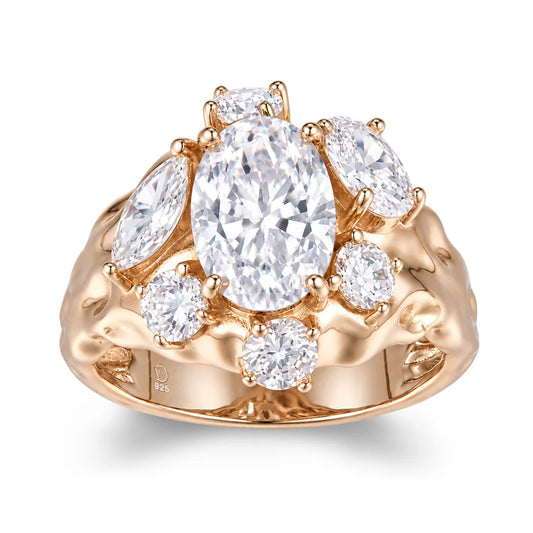 Vera Design - Crystal Drottning Hringur Gylltur