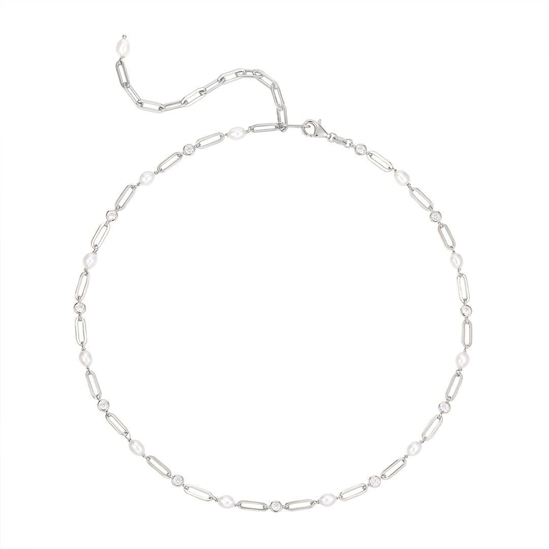 Vera Design - Nexus Divine Pearl Silfur Hálsfesti
