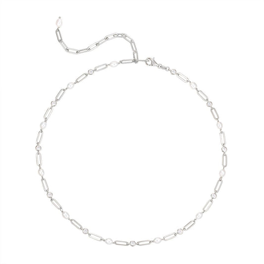 Vera Design - Nexus Divine Pearl Silfur Hálsfesti