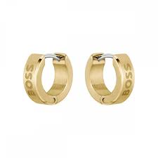 Boss - Eyrnalokkar stál með gyllingu