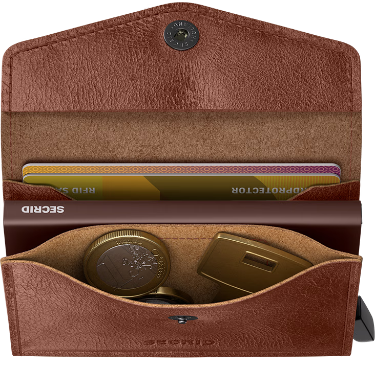 SECRID Envelope Wallet Vintage Cognac