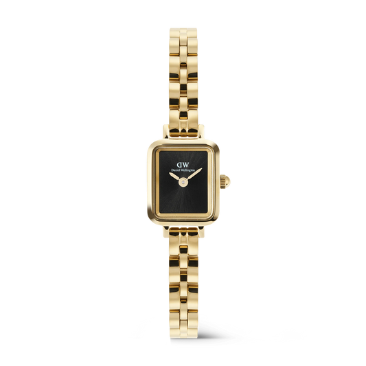 Daniel Wellington - Quadro Mini Arch 3-link Onyx Sunray  Gold