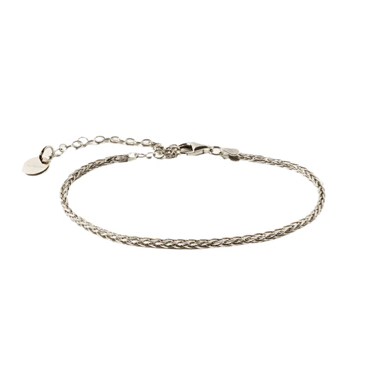By L - Foxtail Armband Rhodium