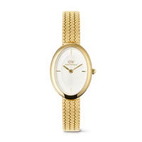 Daniel Wellington - Juliette Braided Mesh White Sunrey Gold