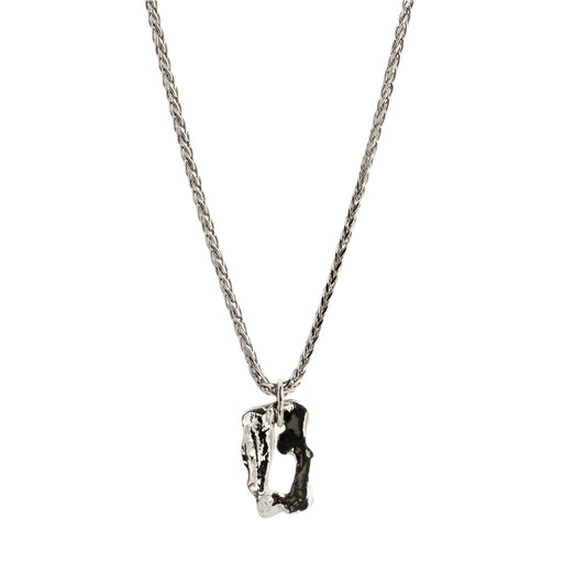 By L - Stormur Rectangle Men Minni Silfur