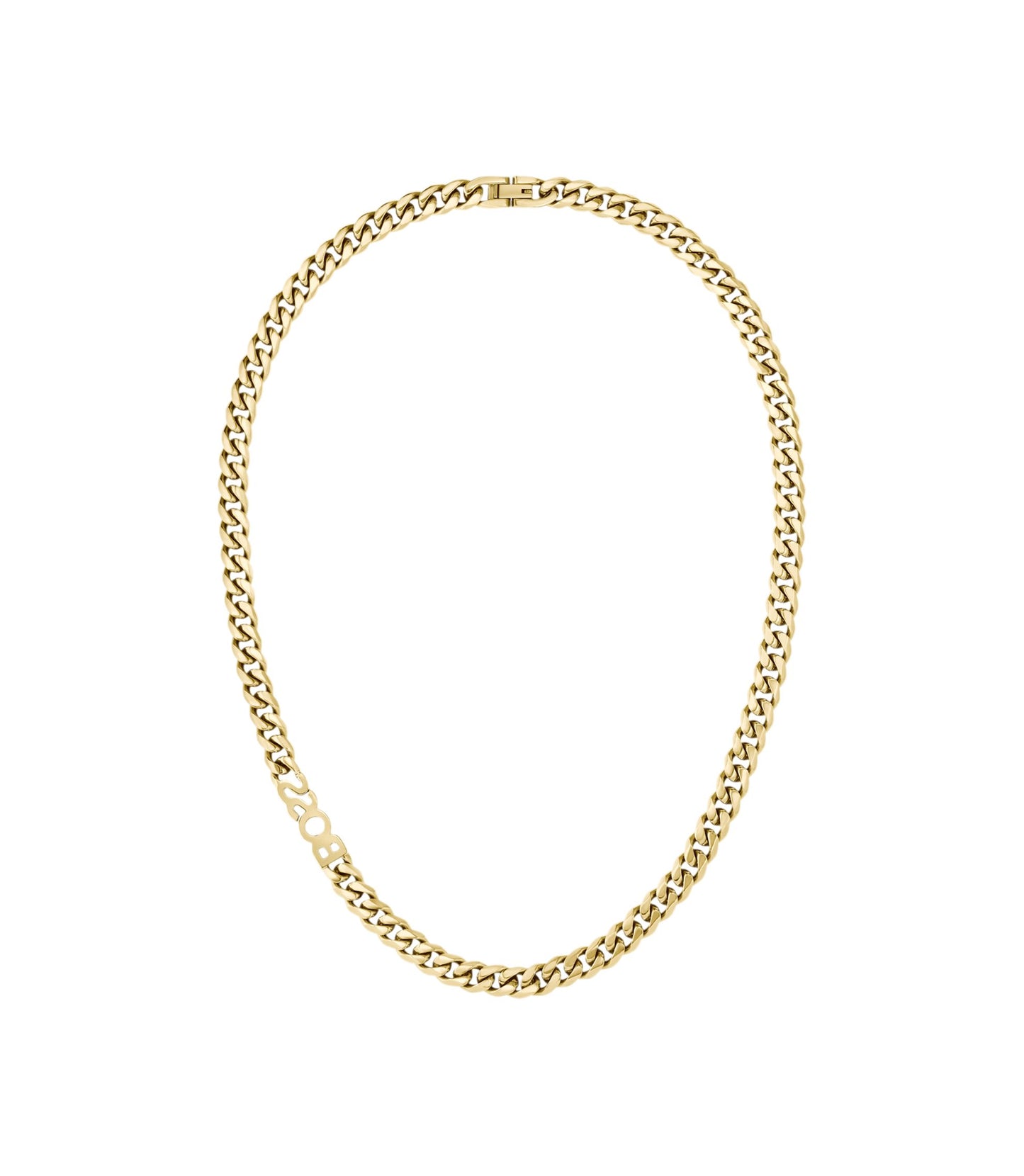 Boss gyllt stál keðja KASSY with logo