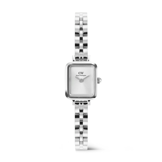 Daniel Wellington - Quadro Mini Arch 3-link White Sunray Silver