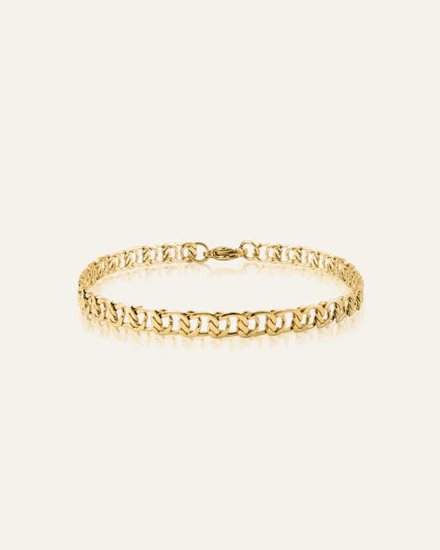 MOCKBERG - Infinity gyllt stál armband