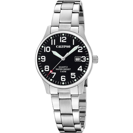 CALYPSO - Dömuúr - Svört skífa 32mm