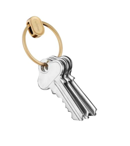 Orbitkey- Lyklahringur Gylltur