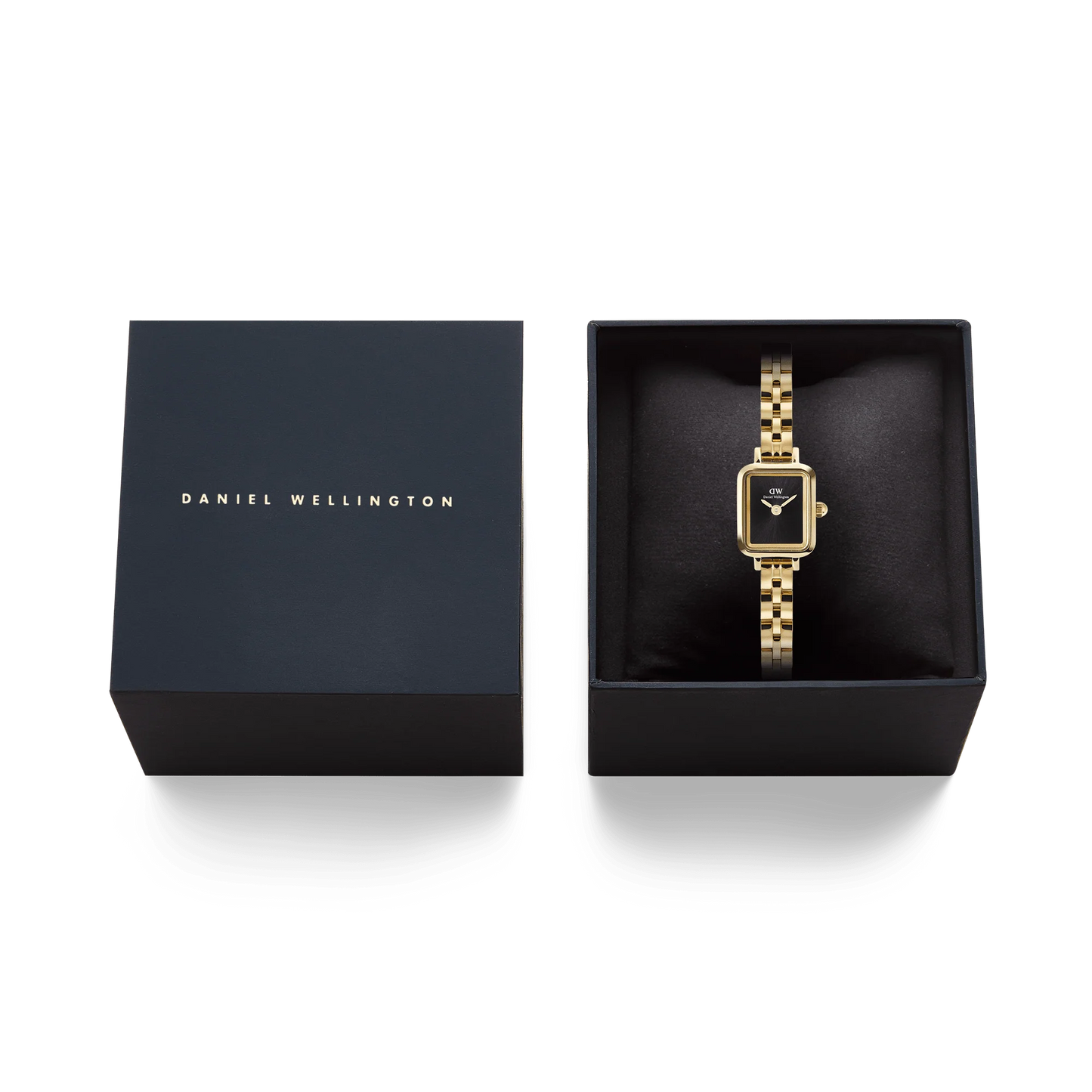 Daniel Wellington - Quadro Mini Arch 3-link Onyx Sunray  Gold