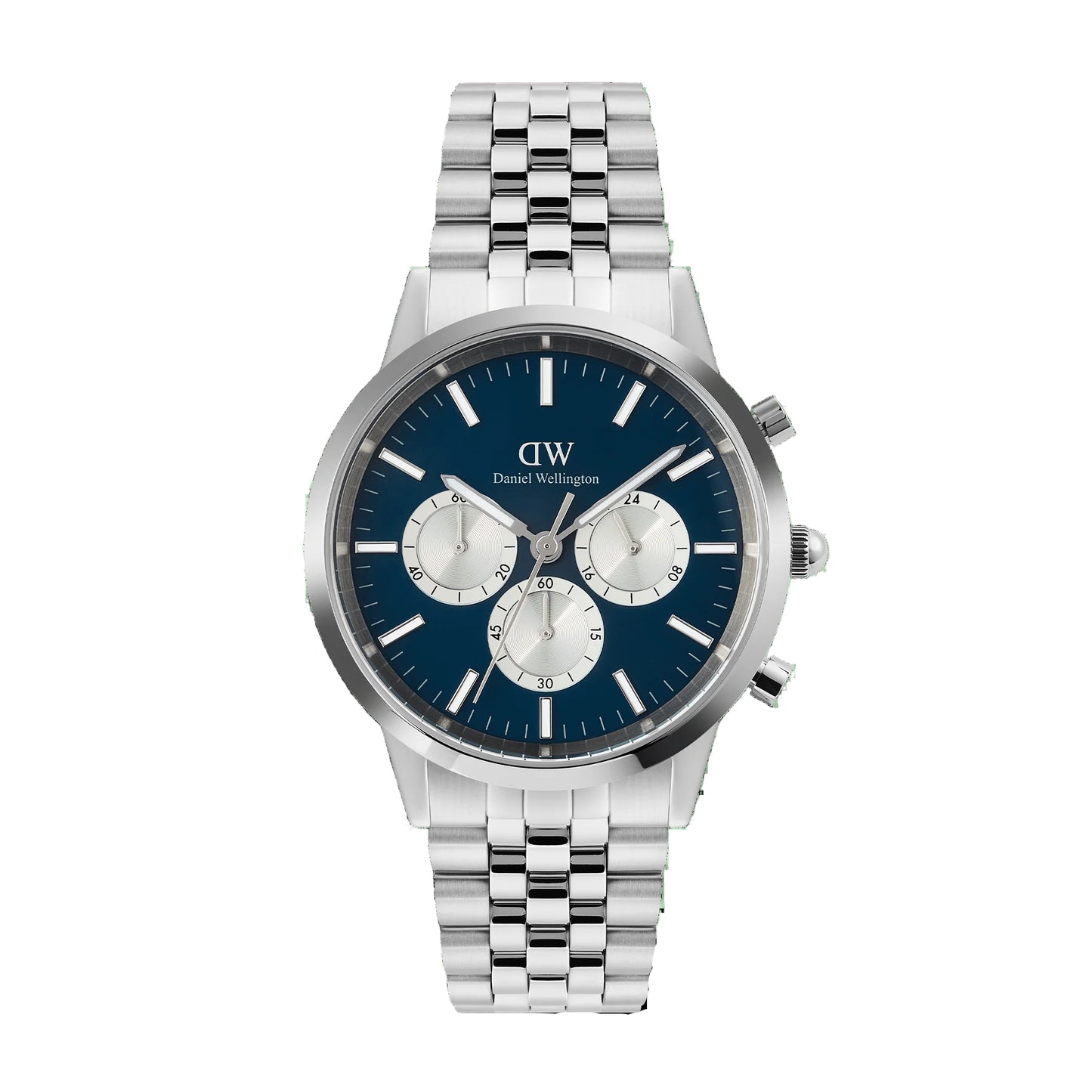 Daniel Wellington - Iconic Chronograph Arch 5-Link Arctic Panda Silver