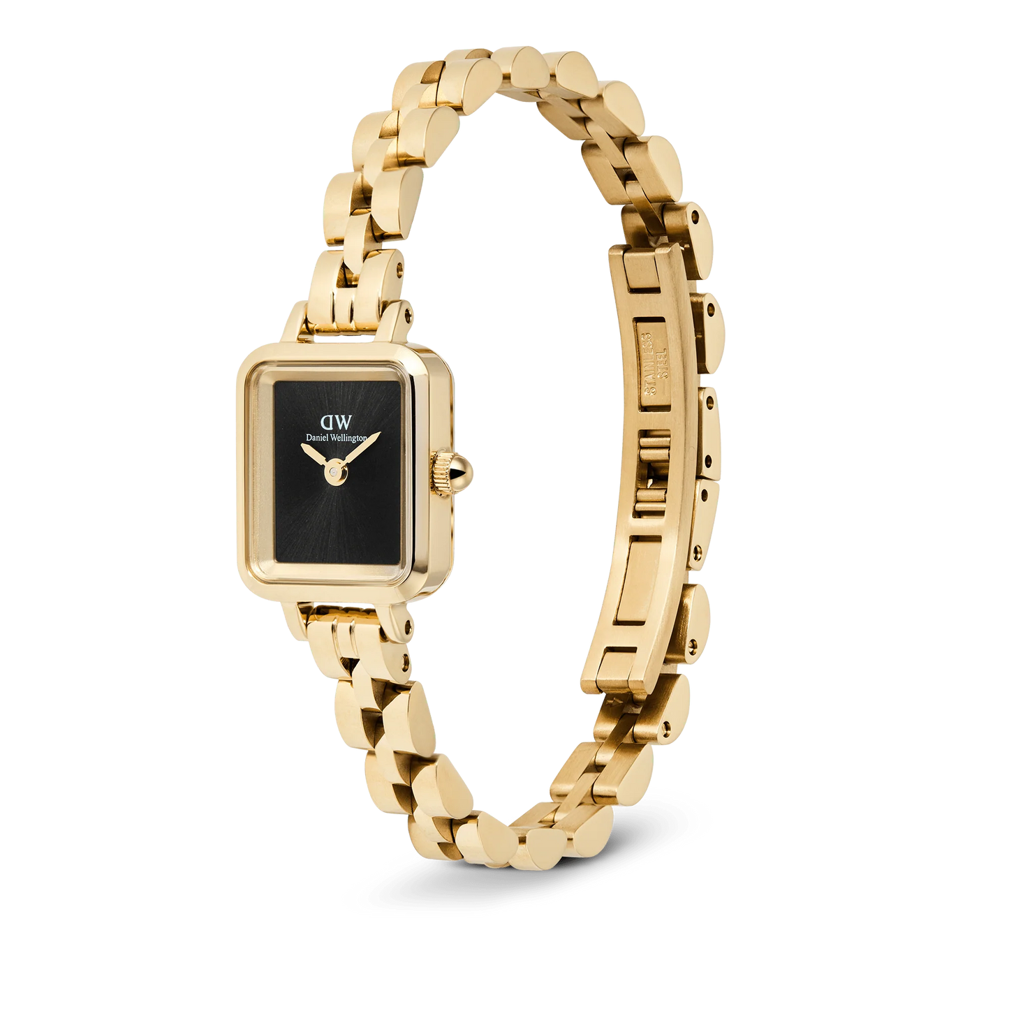 Daniel Wellington - Quadro Mini Arch 3-link Onyx Sunray  Gold