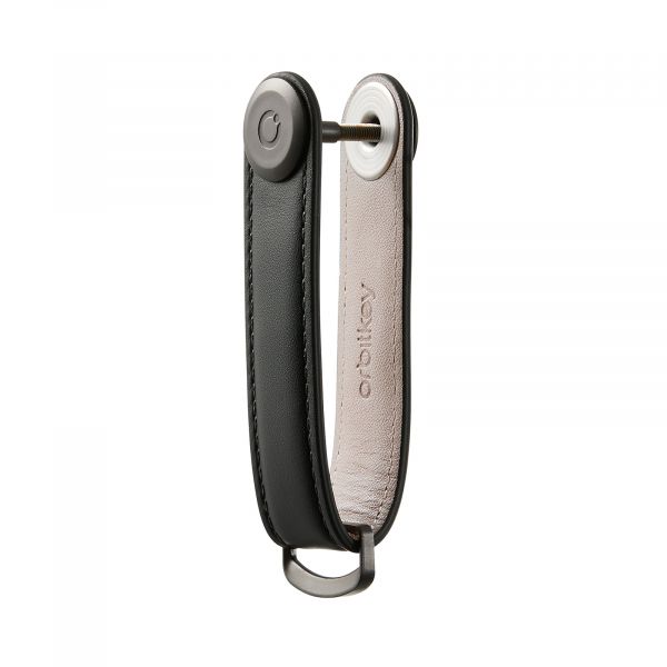 Orbitkey - Lyklakippa Leður Svört